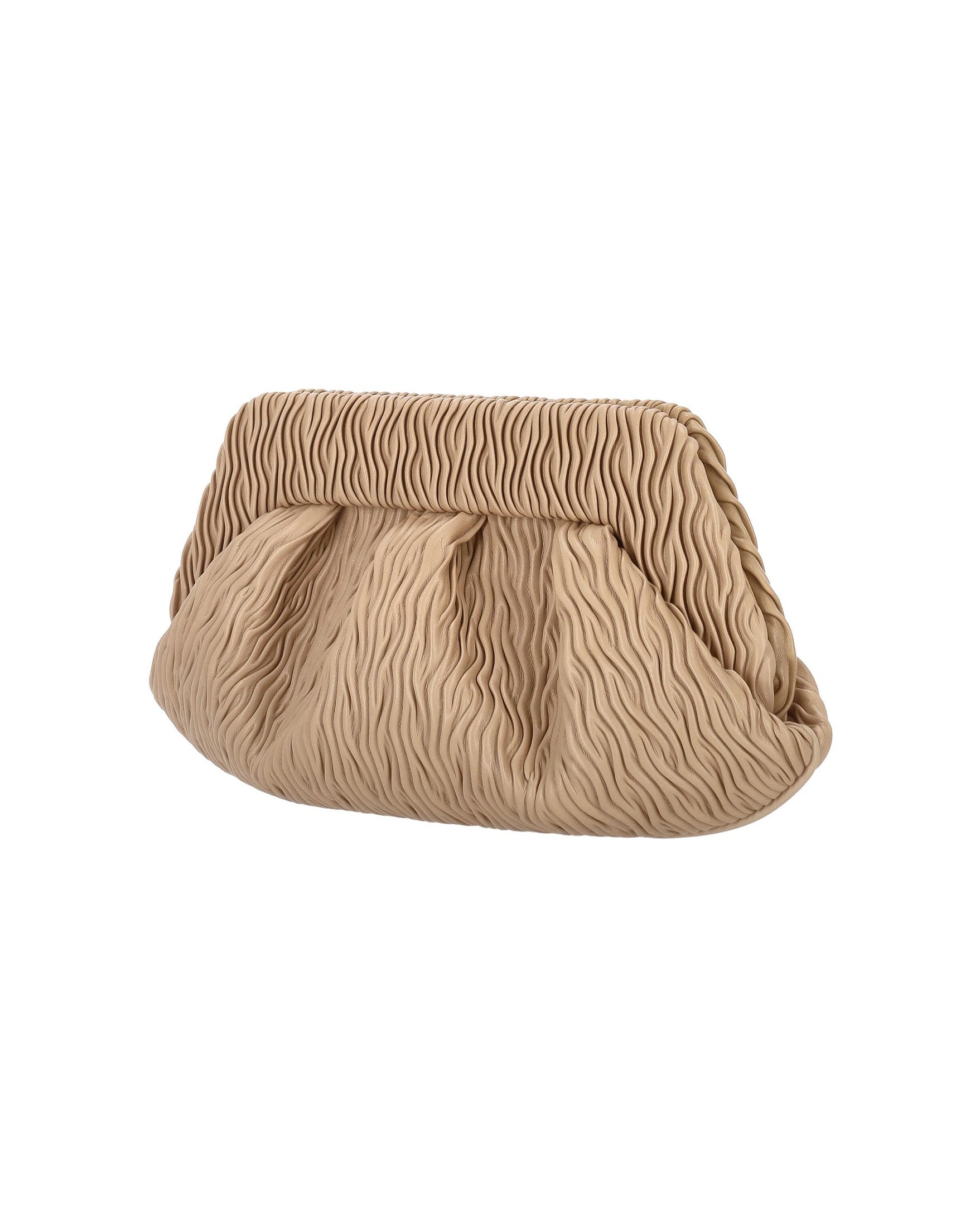 Themoirè Bios Baguette Clutch — Beige, view 2