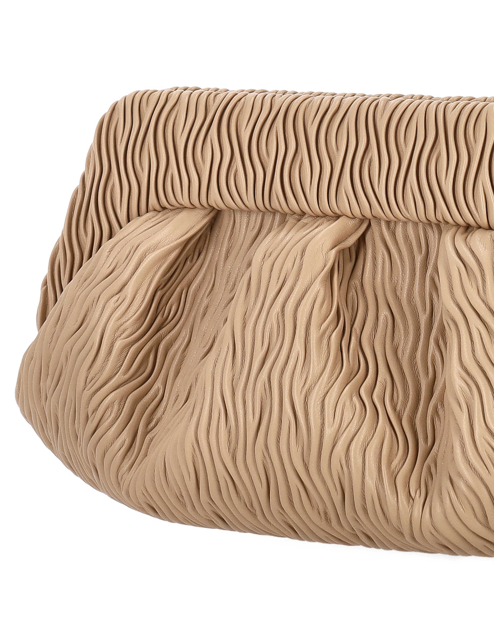 Themoirè Bios Baguette Clutch — Beige, view 3
