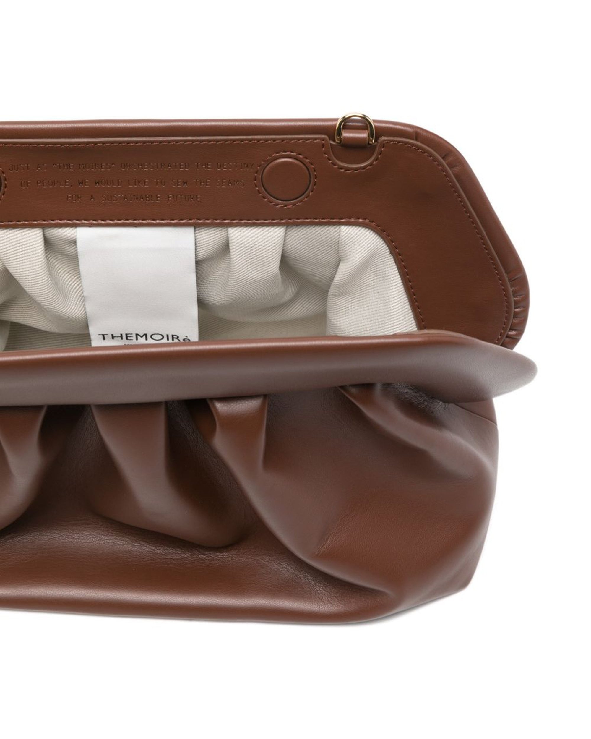 Themoirè Bios Clutch — Brown, view 3