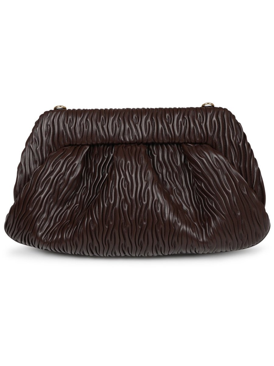 Themoirè Bios Clutch — Brown, view 3