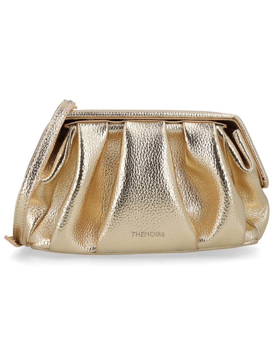 Themoirè Athena Clutch — Gold, view 2
