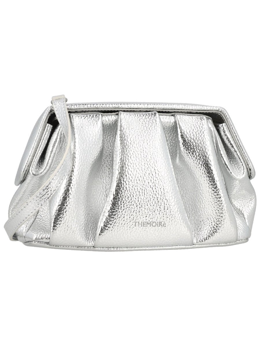 Themoirè Athena Clutch — Silver, view 2