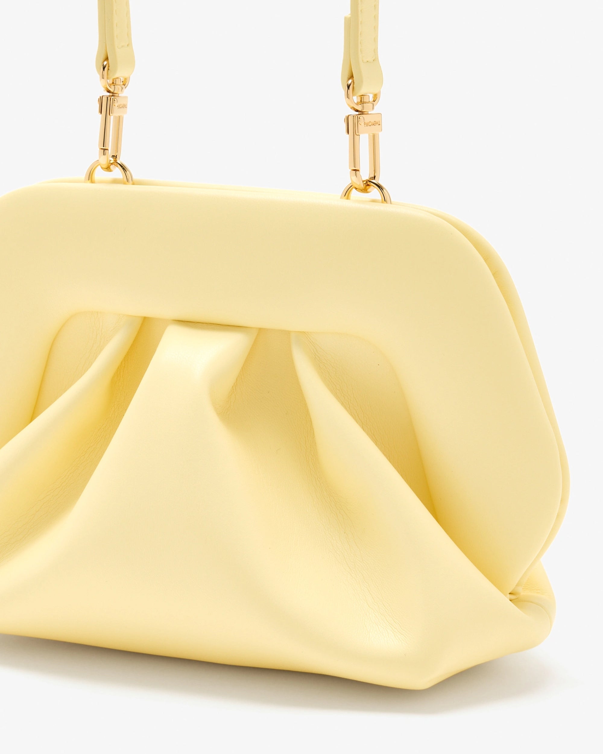 Themoirè Bios Clutch — Yellow, view 2