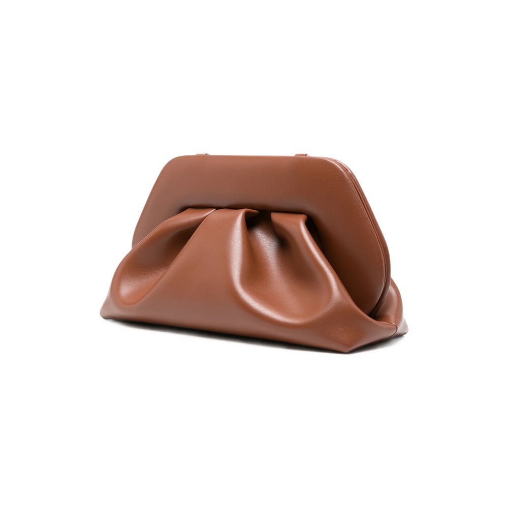 Themoirè Oovf Clutch — Brown, view 4