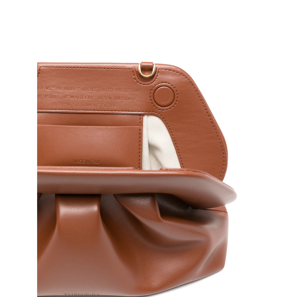 Themoirè Oovf Clutch — Brown, view 5