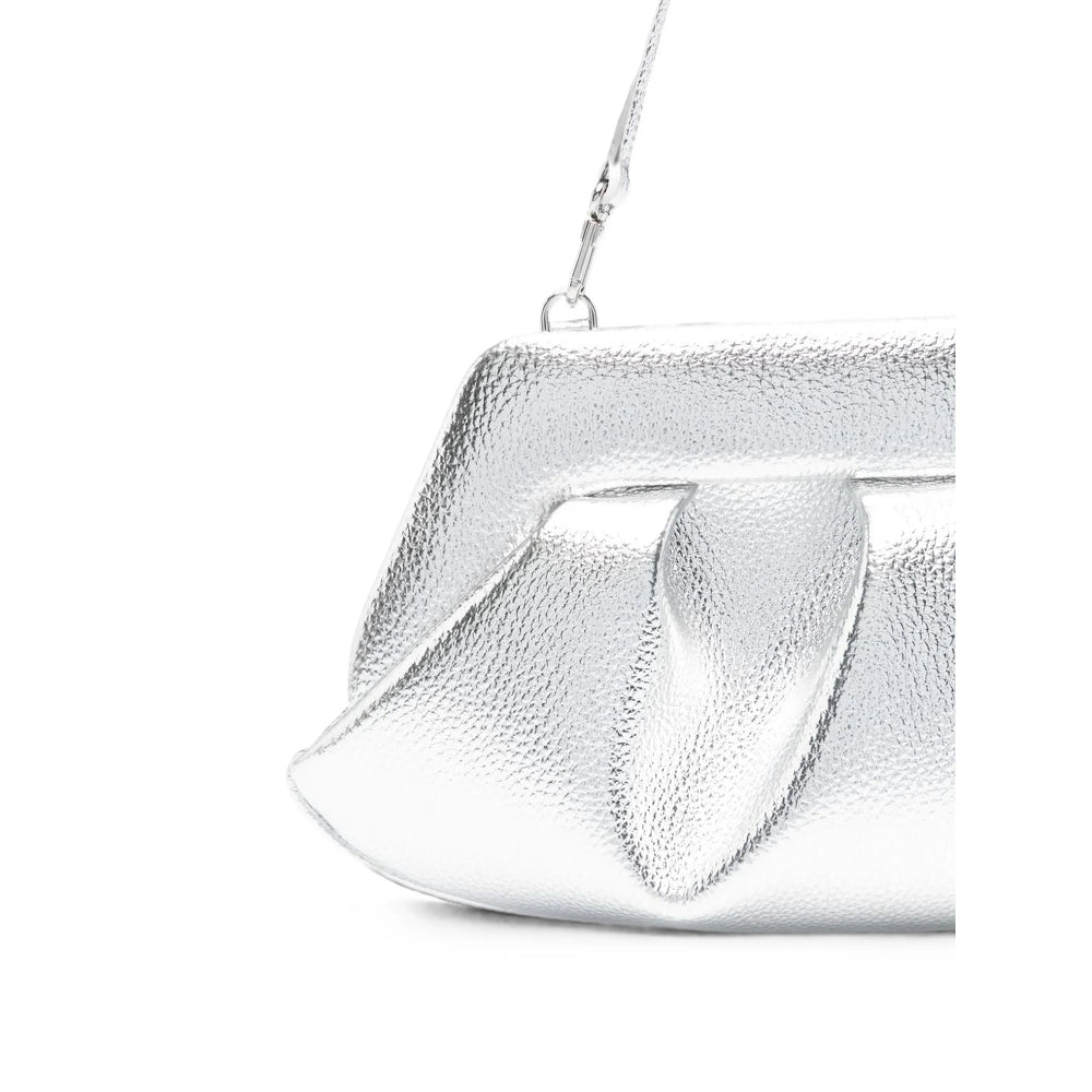 Themoirè Robl Clutch — Silver, view 4