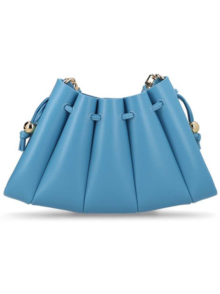 Themoirè Shoulder Bag — Blue, view 3