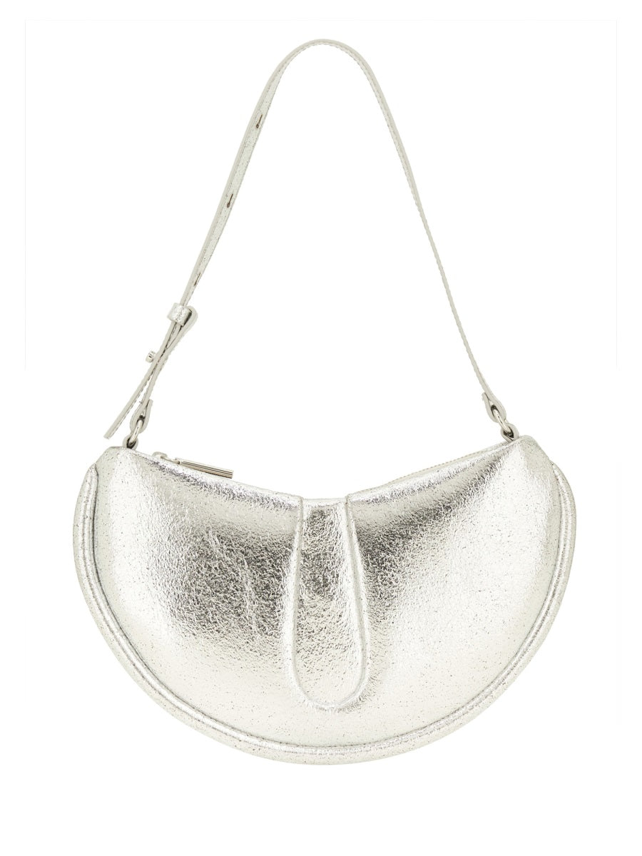 Themoirè Shoulder Bag — Silver, view 2