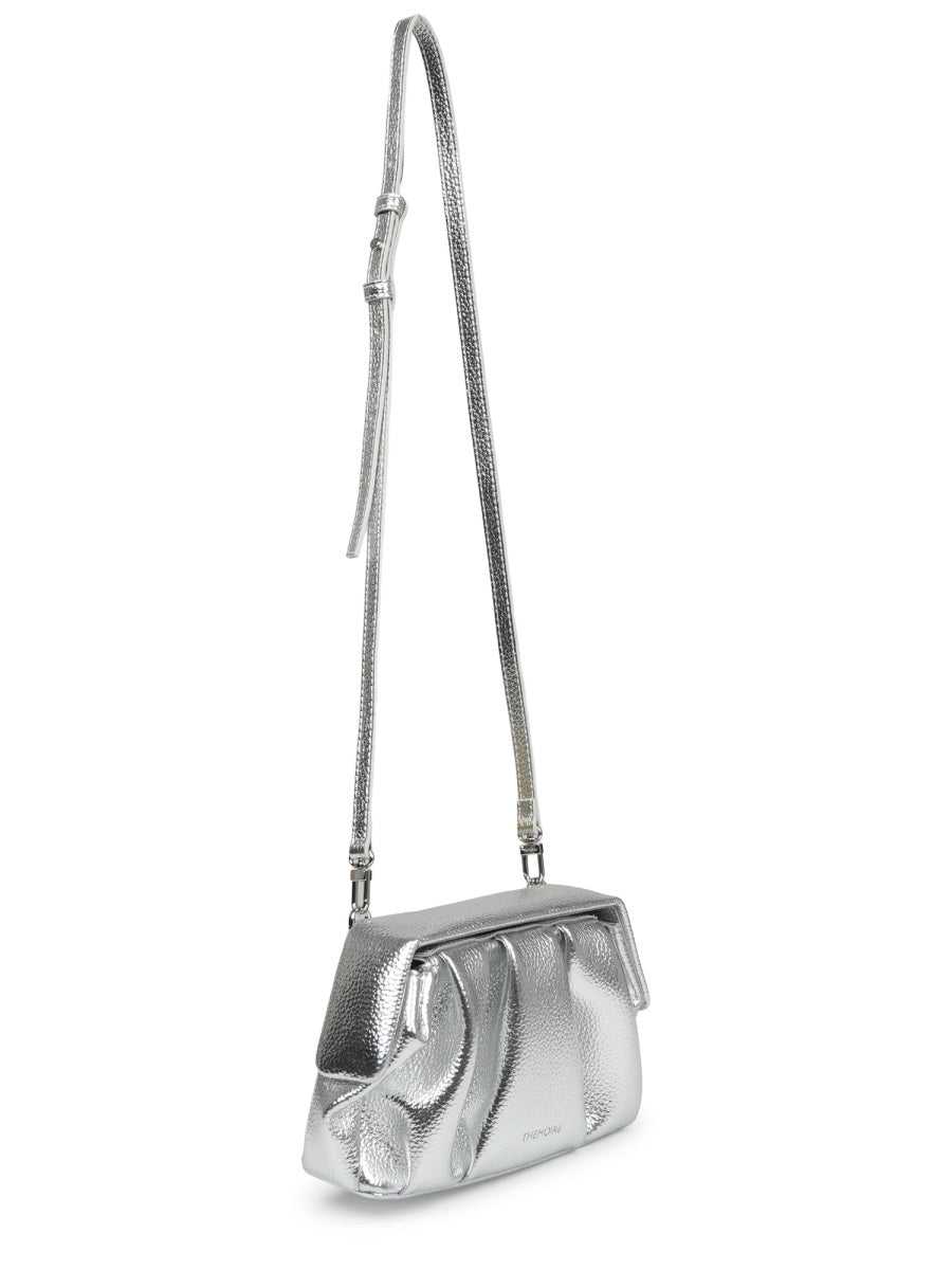Themoirè Shoulder Bag — Silver, view 2