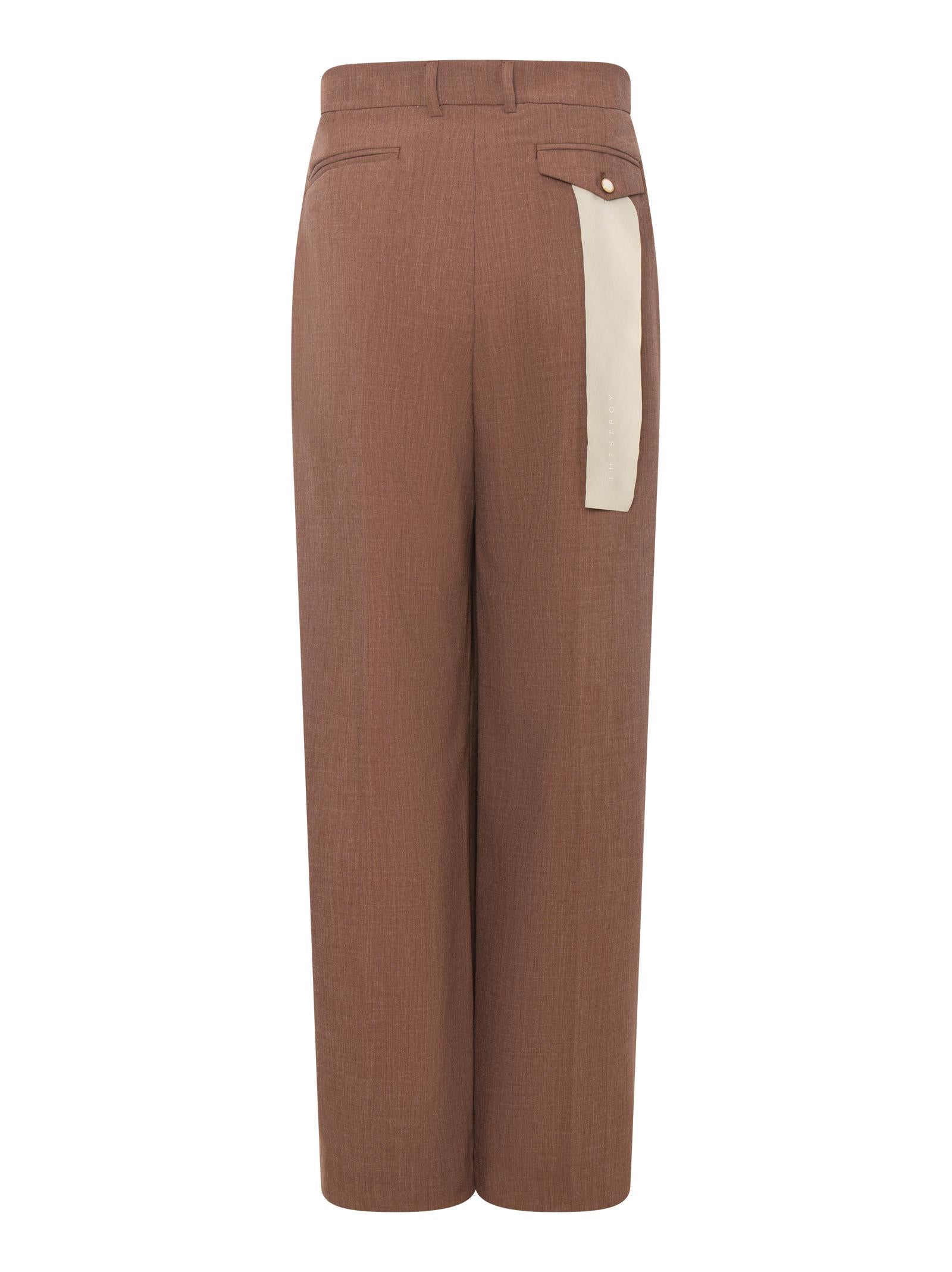 Thestroy Trousers — Brown by Thestroy
