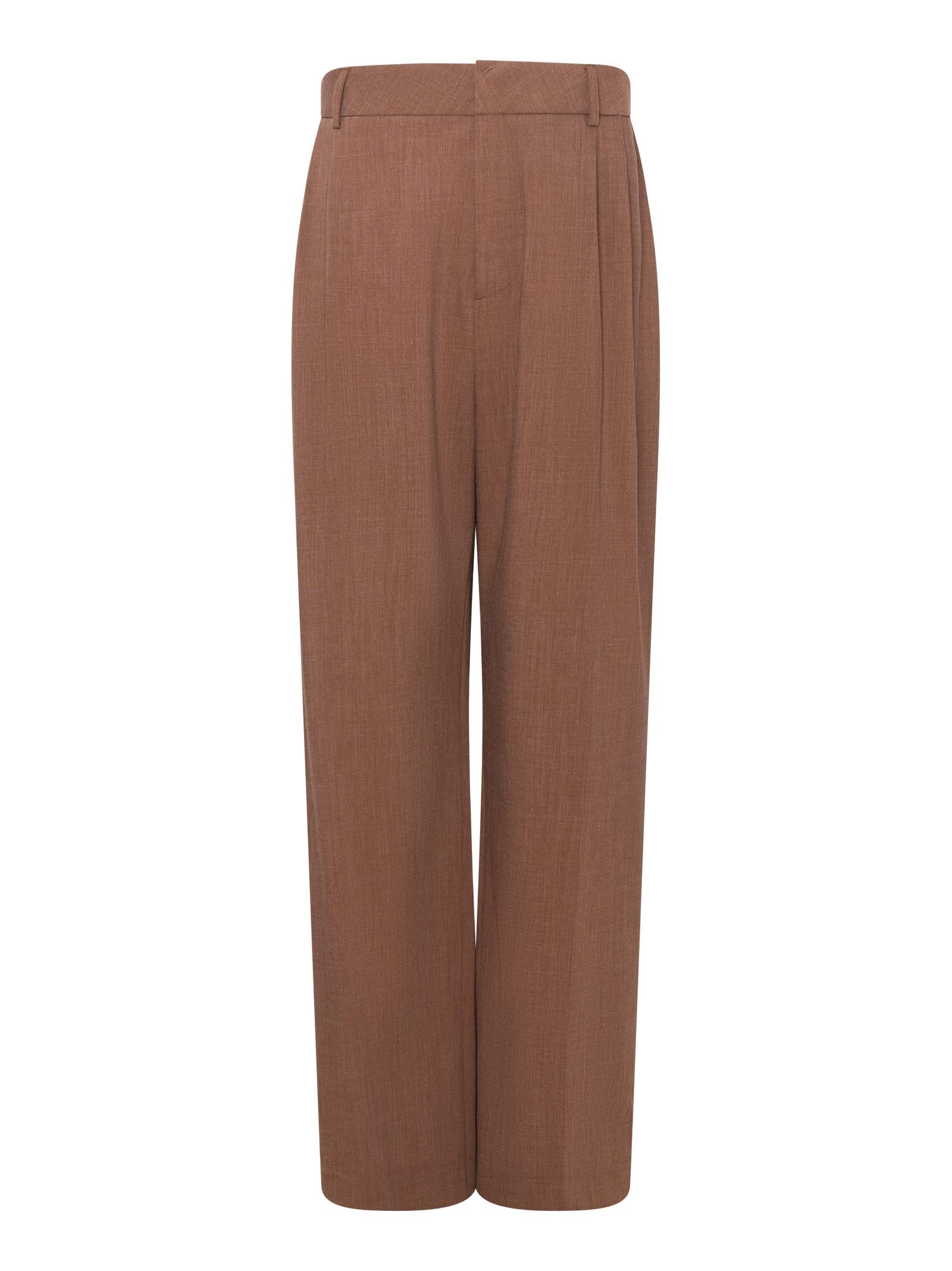 Thestroy Trousers — Brown, view 2