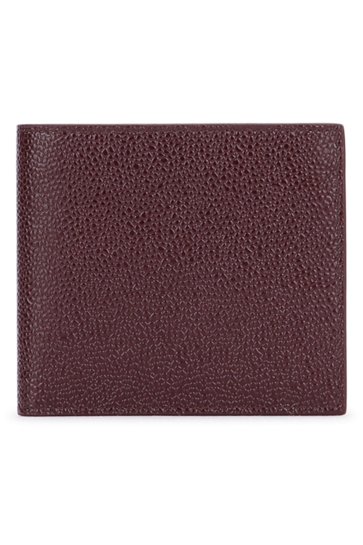 Thom Browne Pebble Wallet — Burgundy by Thom Browne