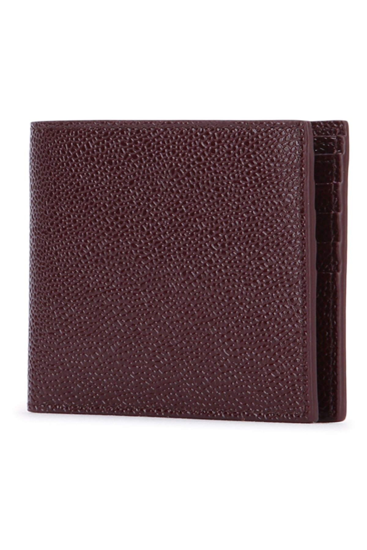 Thom Browne Pebble Wallet — Burgundy, view 2