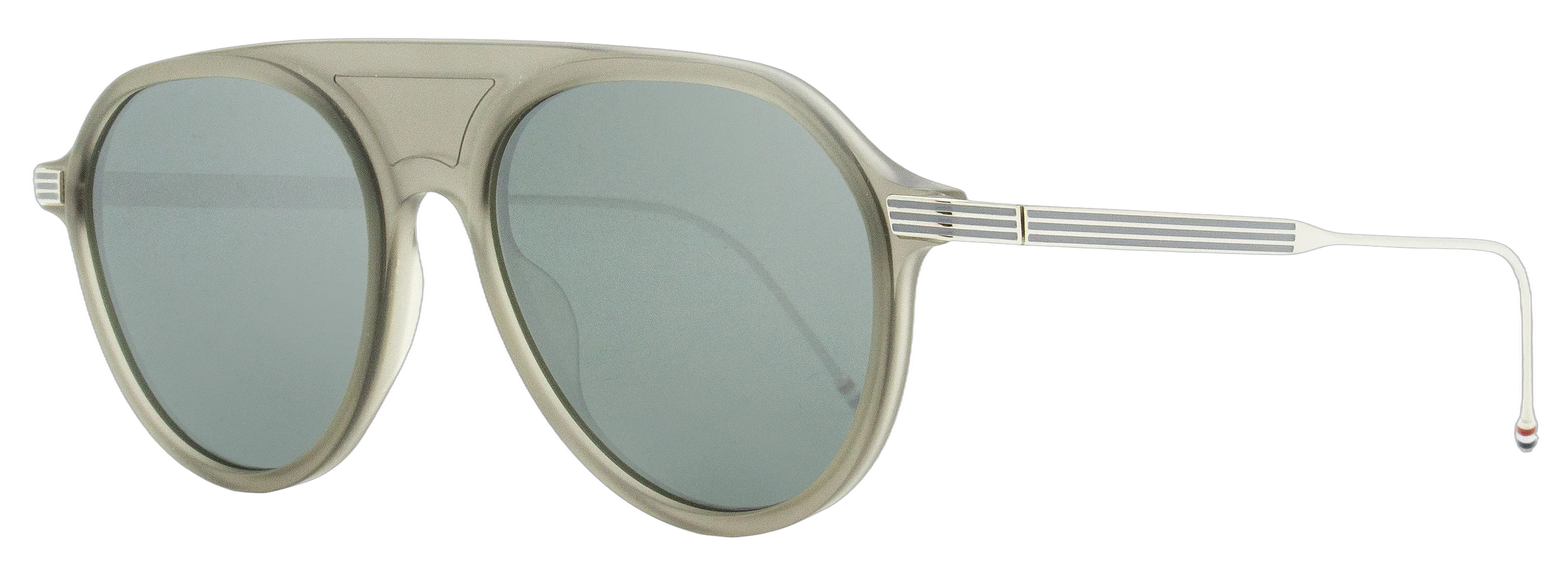 Thom Browne TB809 Pilot Acetate-Titanium Sunglasses — Gray by Thom Browne