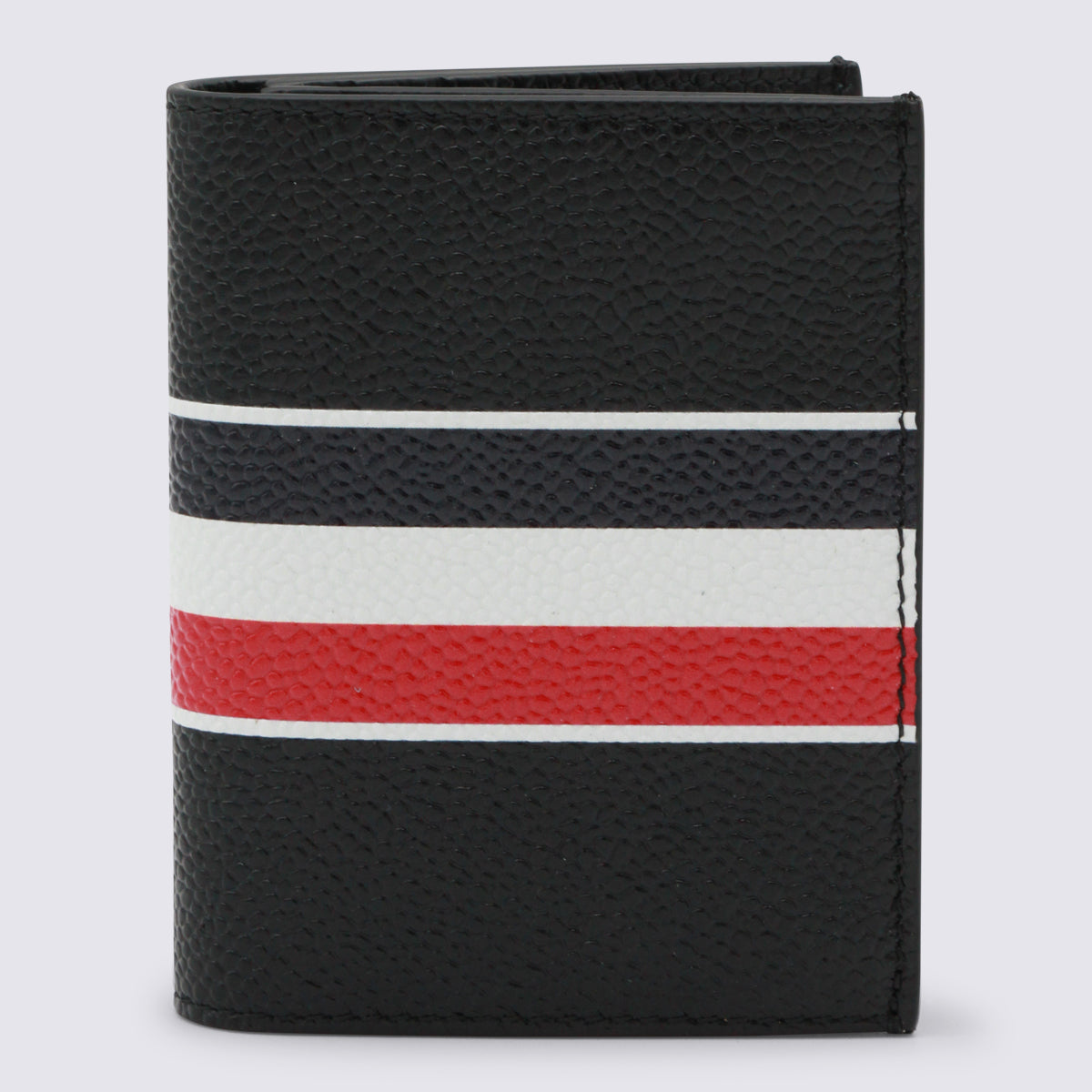 Thom Browne Tri-Stripe Wallet — Black by Thom Browne
