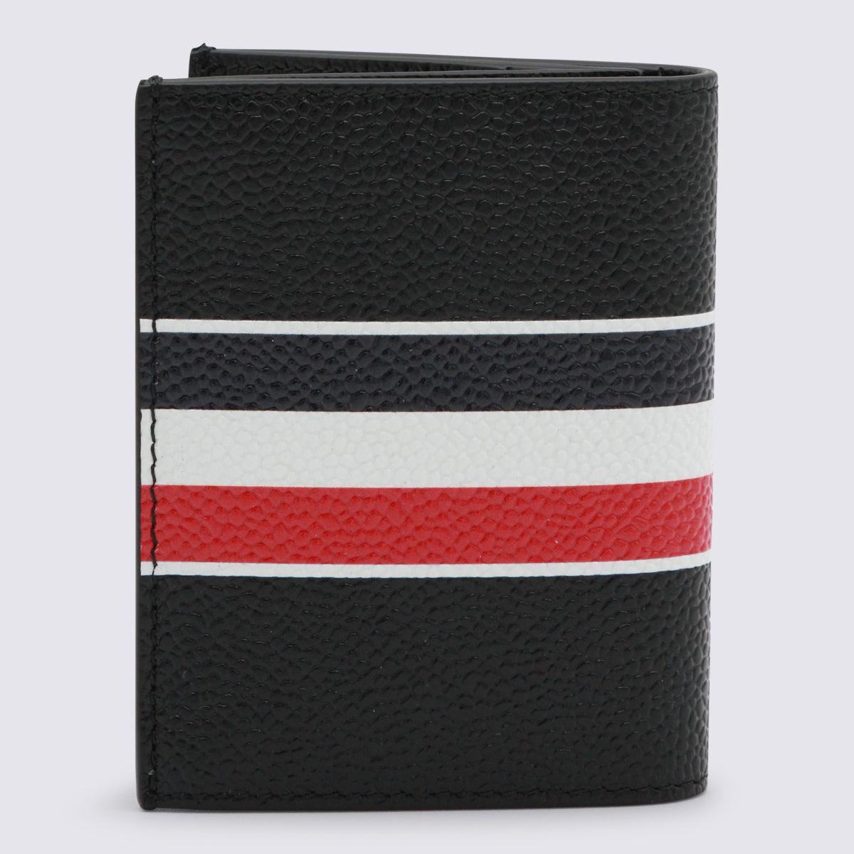 Thom Browne Tri-Stripe Wallet — Black, view 3