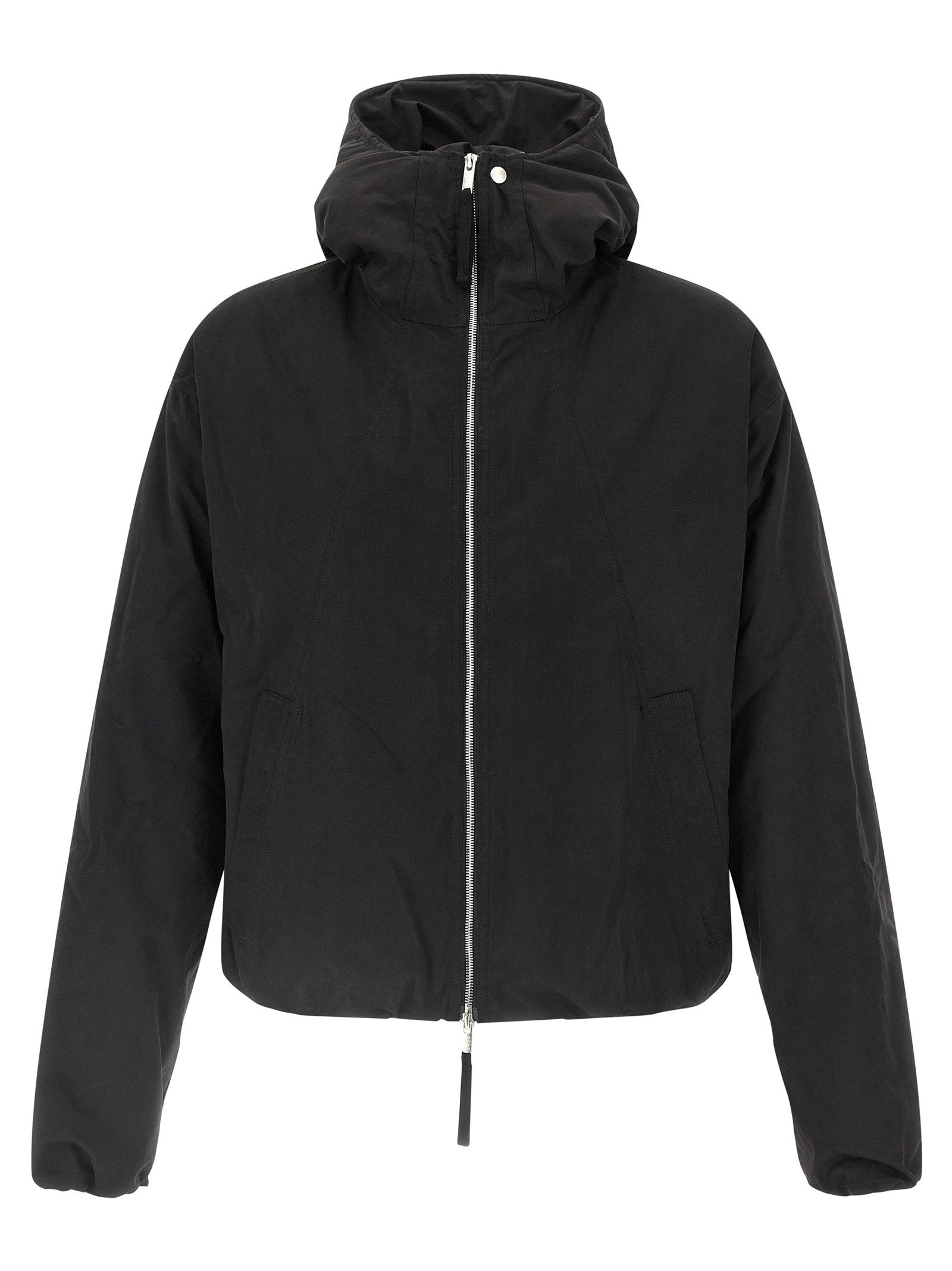 Thom Krom Water-Repellent Cotton Blend Jacket — Black by Thom Krom