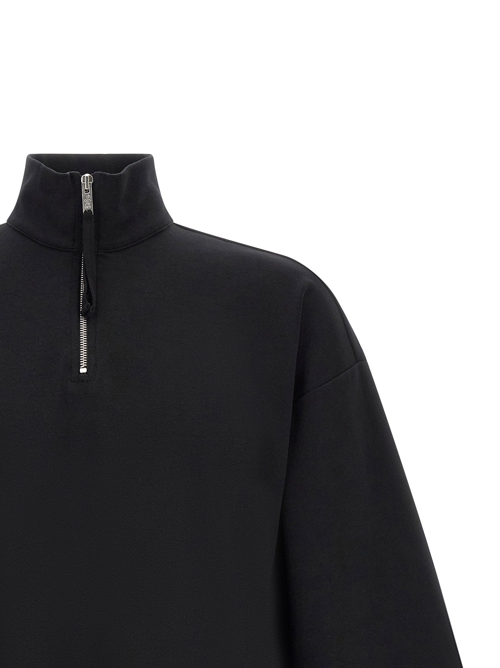 Thom Krom M S 196 Sweatshirt — Black, view 3