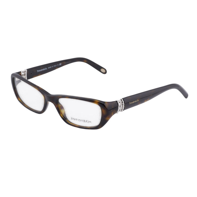 Tiffany & Co. Rectangle Full Rim Eyeglasses — Brown by Tiffany & Co.