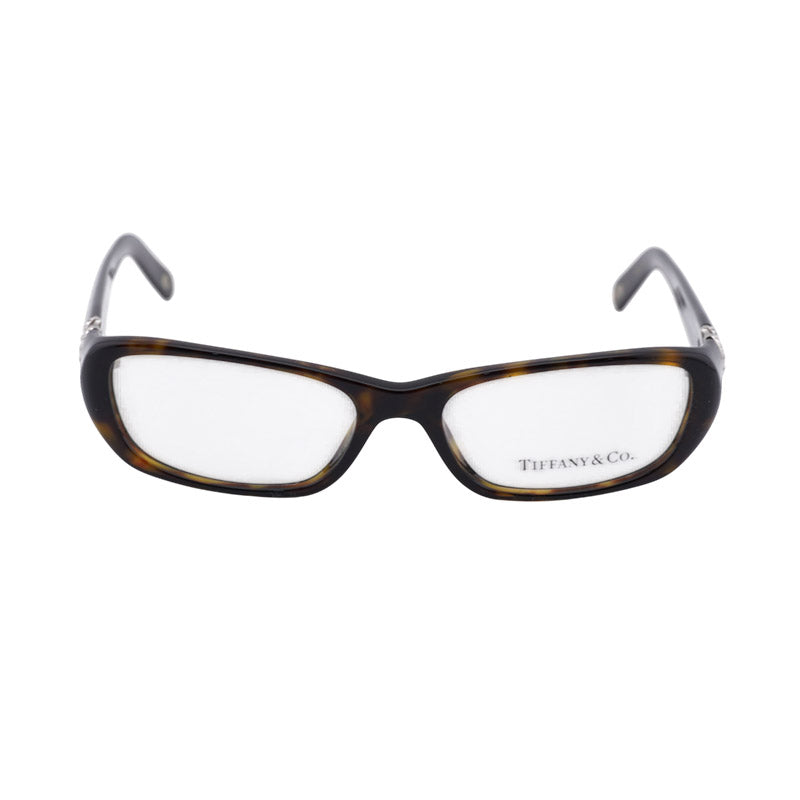 Tiffany & Co. Rectangle Full Rim Eyeglasses — Brown, view 2
