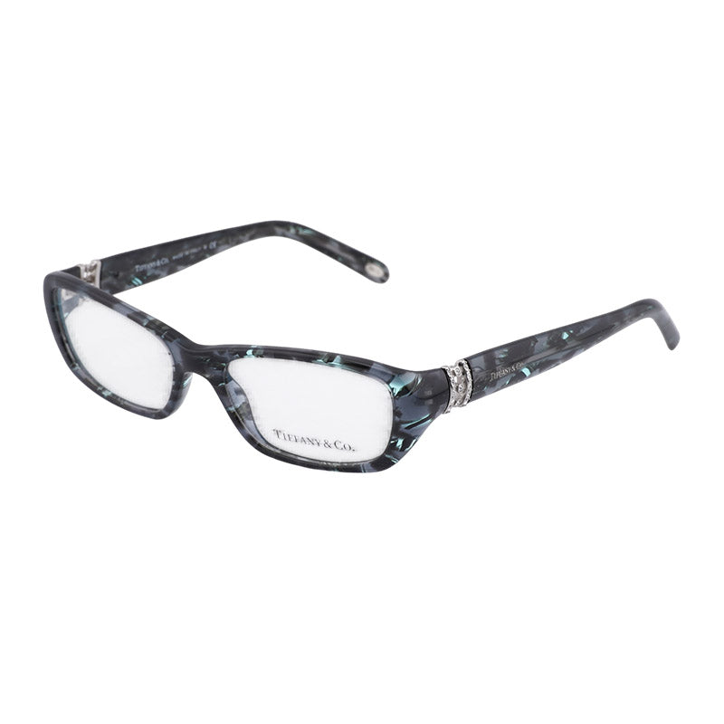 Tiffany & Co. Rectangle Grey Havana Frame Eyeglasses — Brown by Tiffany & Co.