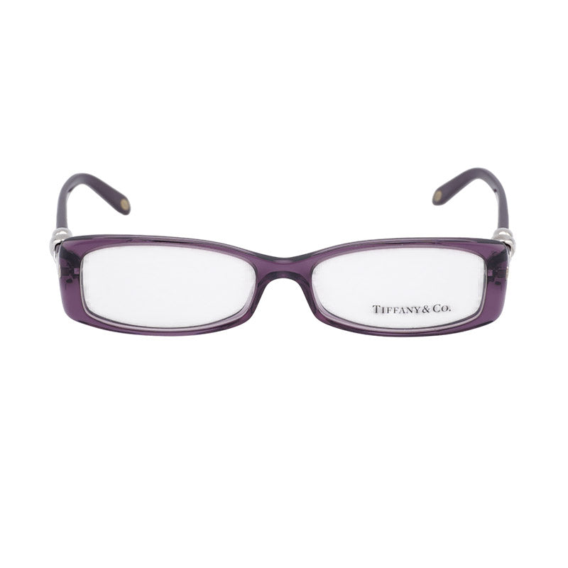 Tiffany & Co. Rectangle Acetate Frame Eyeglasses — Purple, view 2