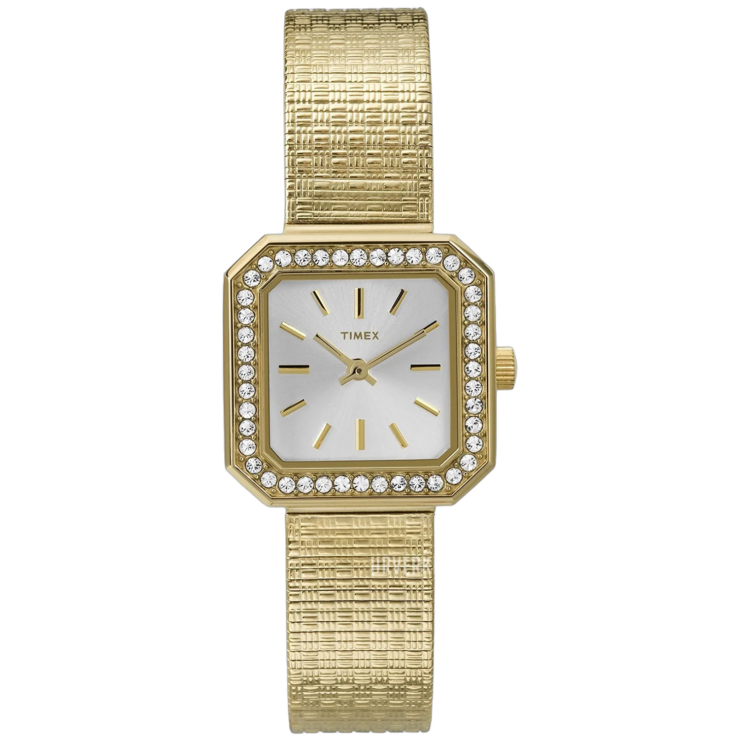Timex Crystal-Set Square Watch — Gold by Timex
