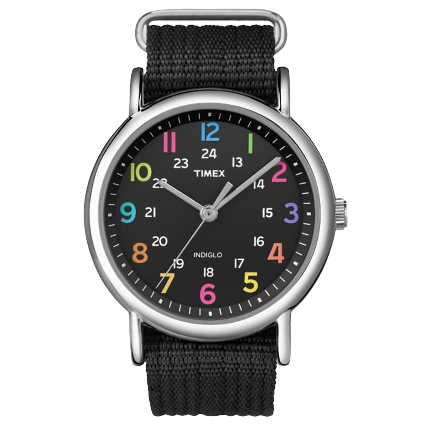 Timex Colorful Dial Watch — Silver by Timex