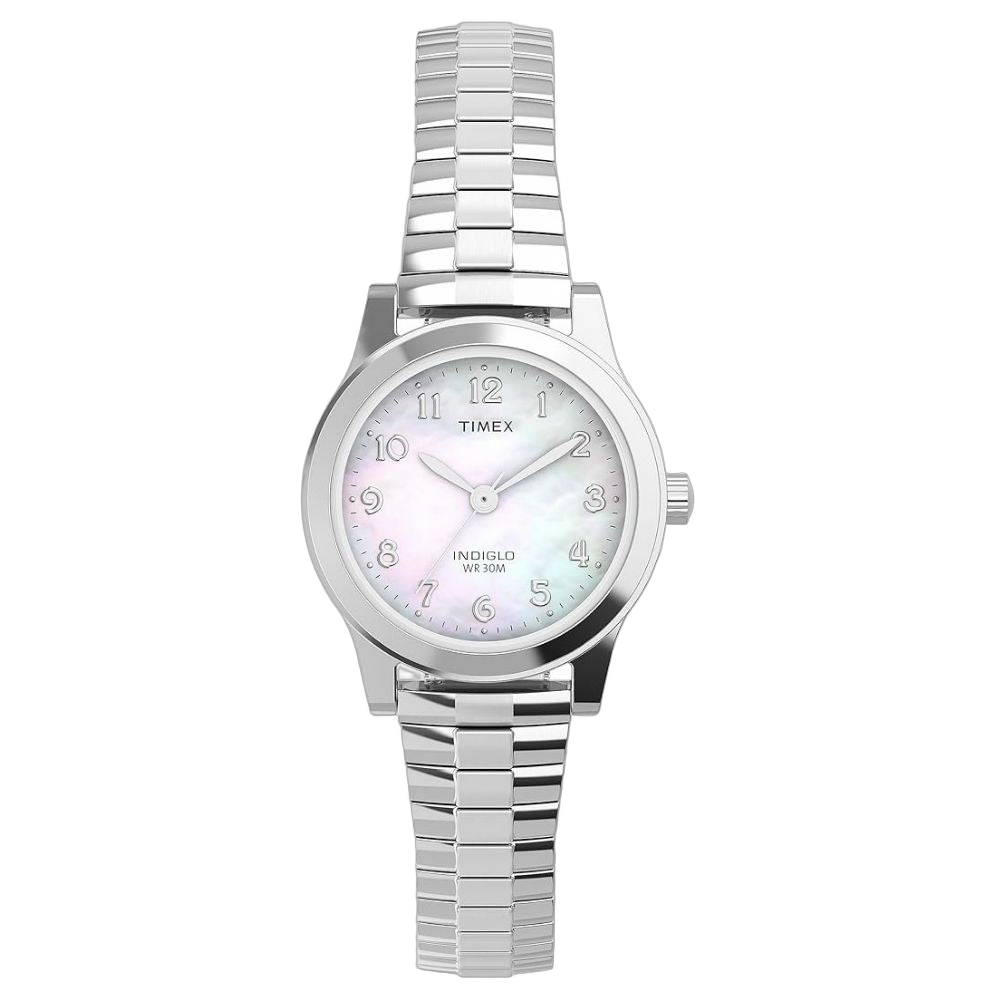 Timex Stainless Steel Watch — White by Timex