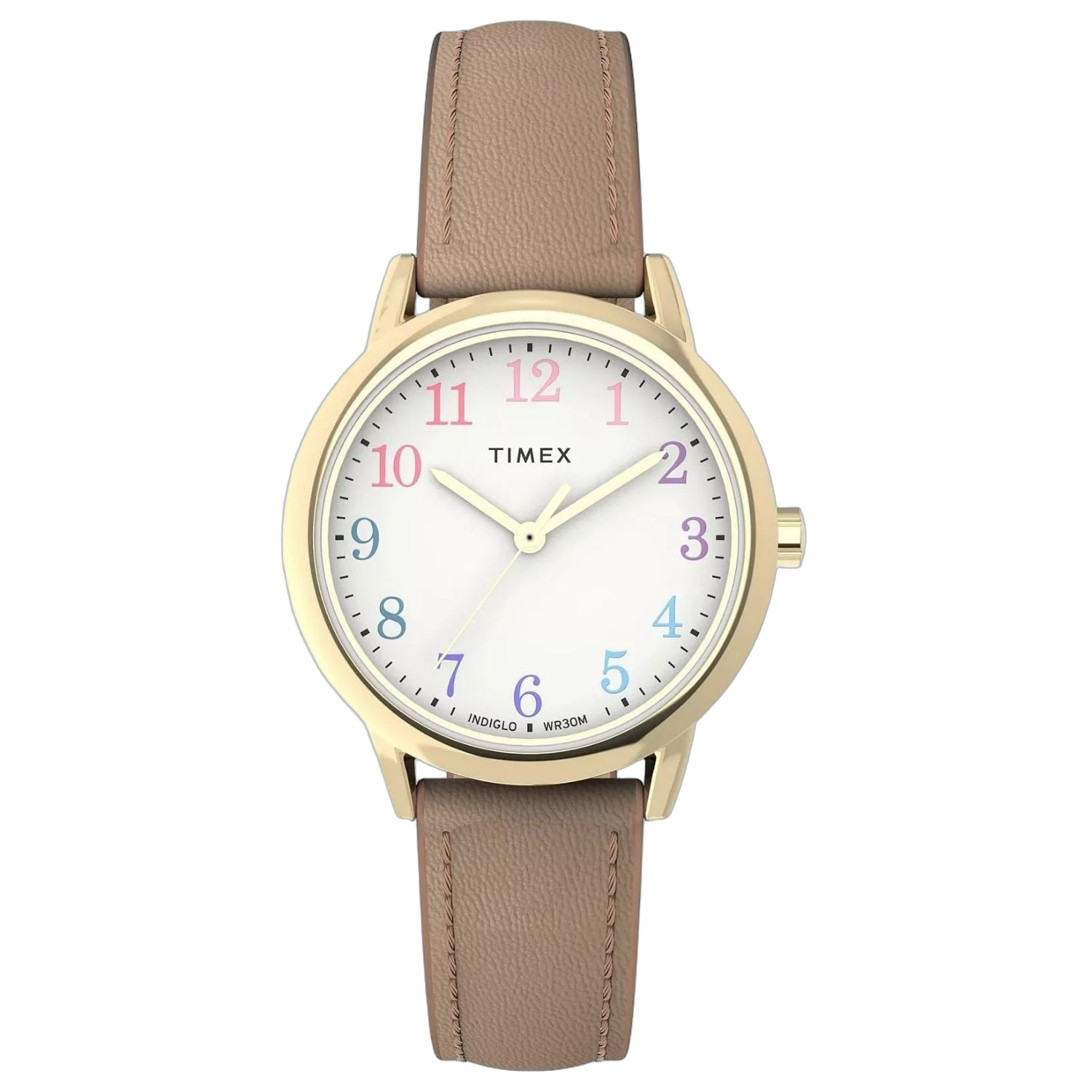 Timex Colorful Dial Watch — White by Timex