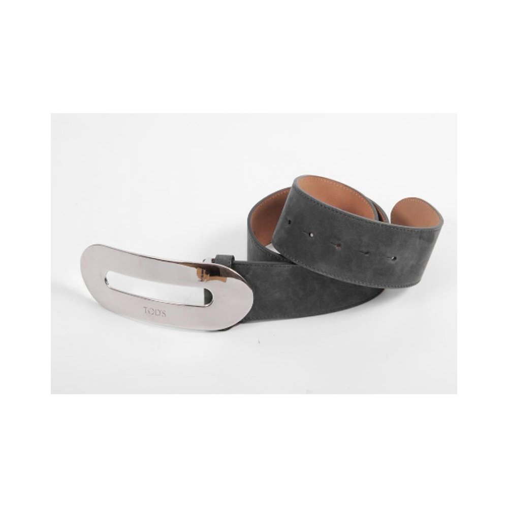 Tod's Suede Belt — Gray, view 2