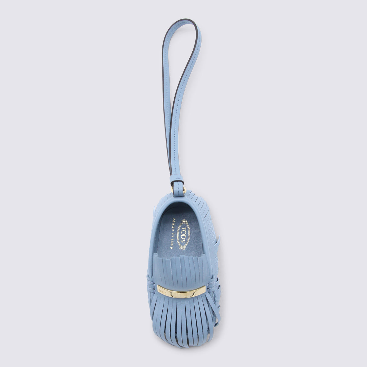 Tod's Pleated Leather Key Case — Blue by Tod'S