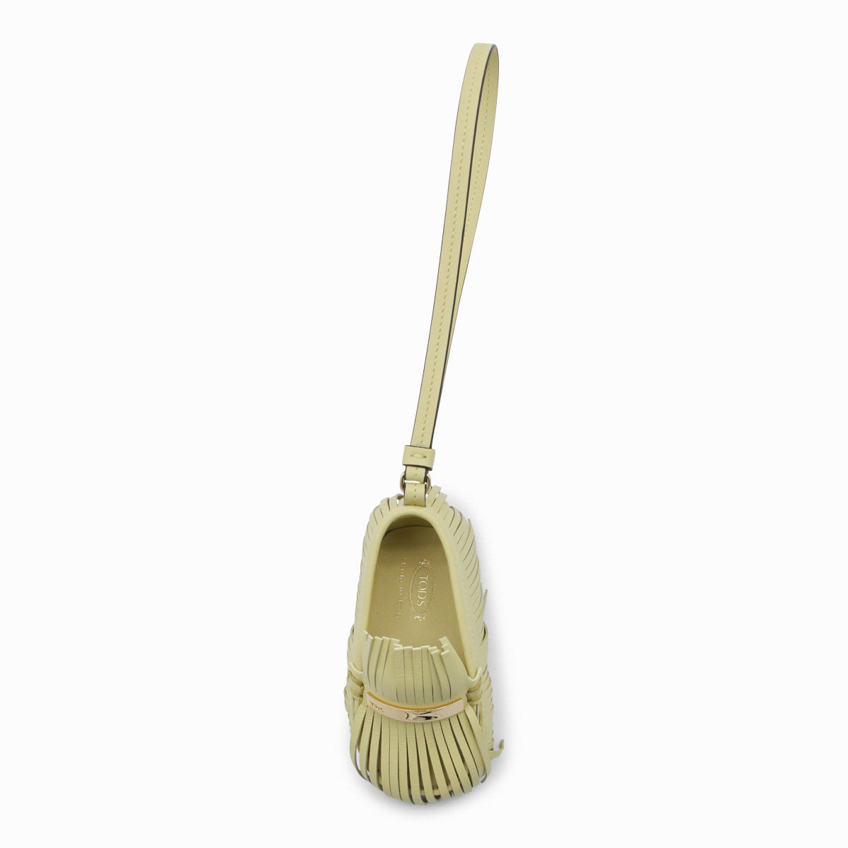 Tod's Pleated Leather Mini Bag — Beige by Tod'S