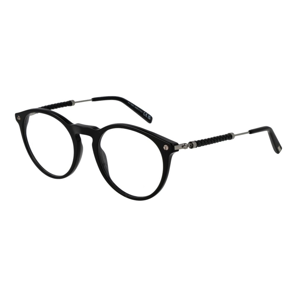 Tod's TO-1044777 Round Acetate Eyeglasses — Black by Tod'S