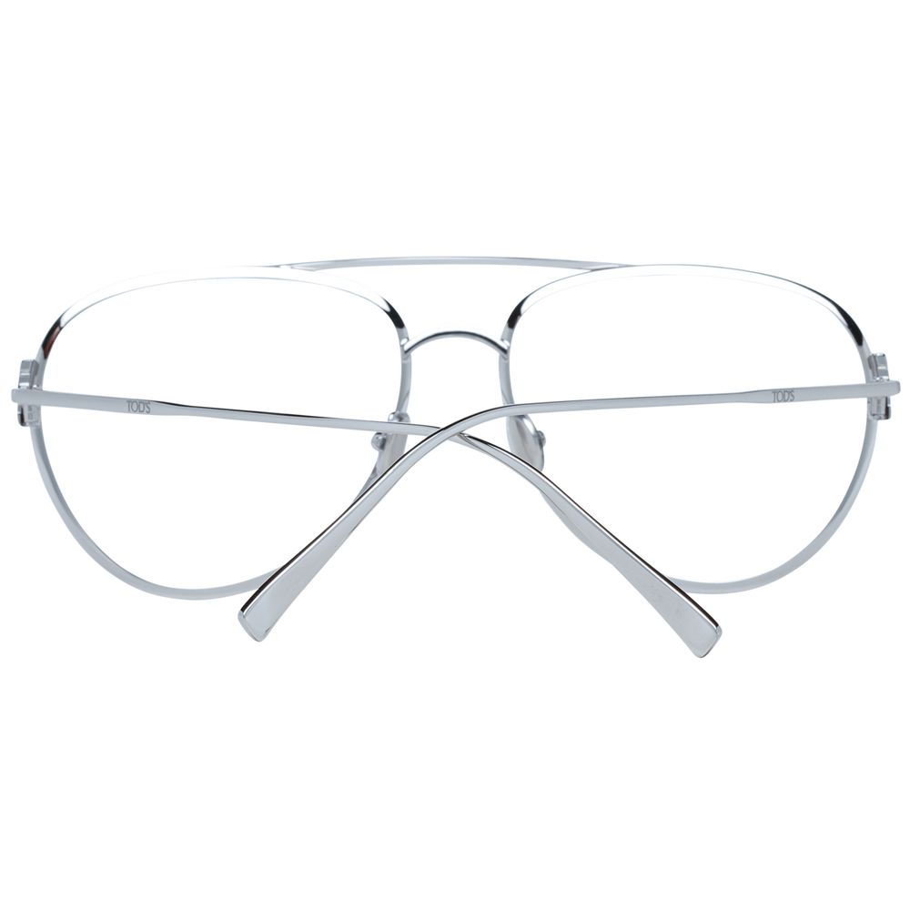 Tod's TO-1047248 Metal Aviator Eyeglasses — Silver, view 3