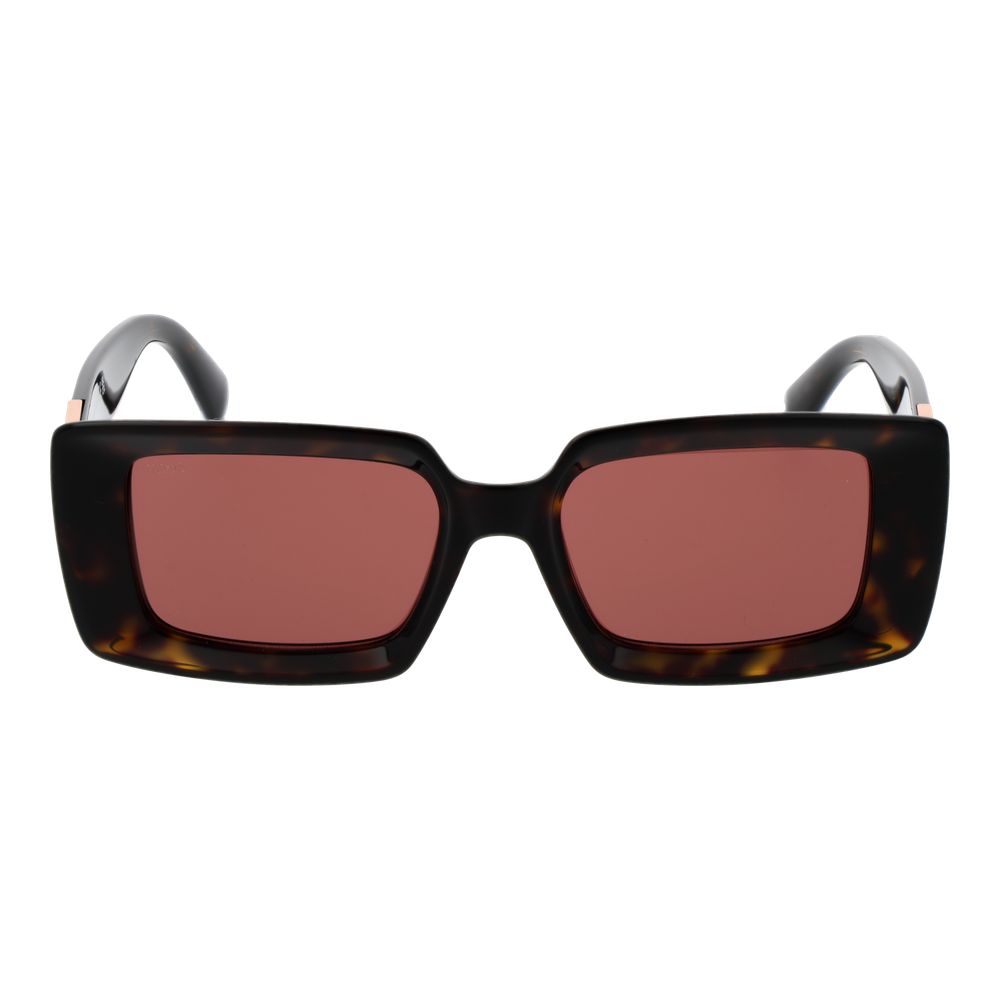 Tod's TO-1061106-FBB-530 Acetate Rectangle Sunglasses — Brown, view 2