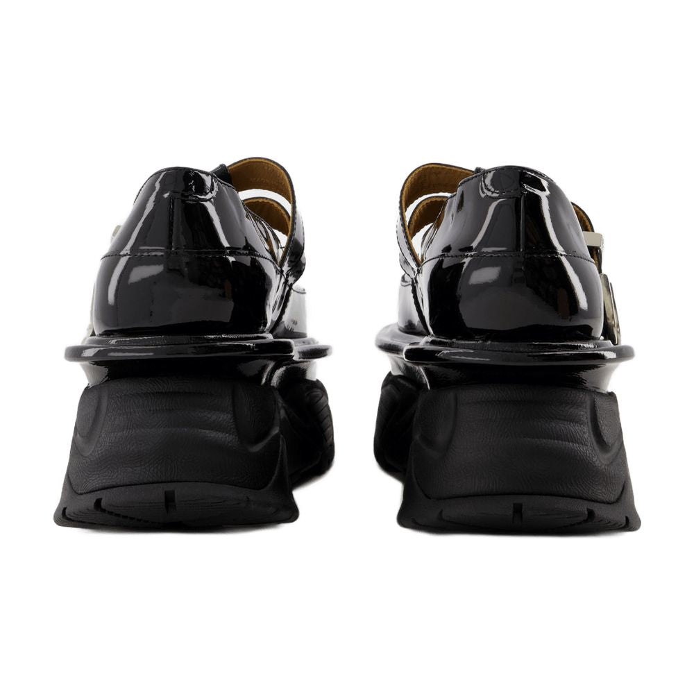 Toga Pulla Leather Patent Loafer — Black by Toga Pulla