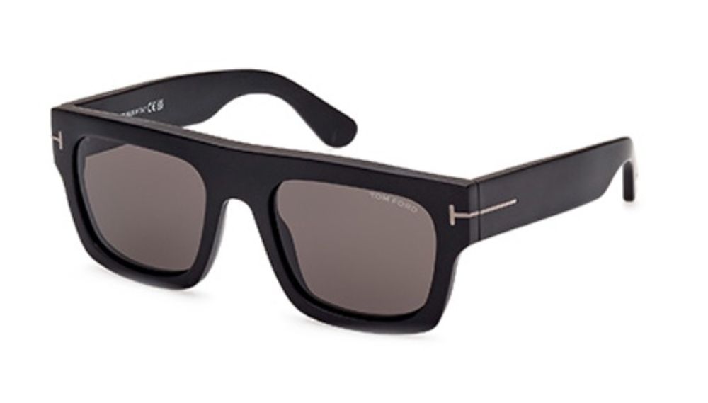 Tom Ford Eyewear FT0711 Square Frame Sunglasses — Black by Tom Ford Eyewear