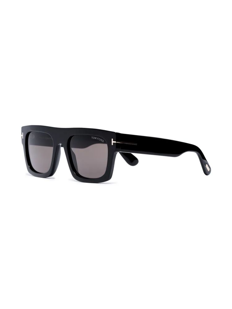 Tom Ford Eyewear FT0711 Square Frame Sunglasses — Black, view 2