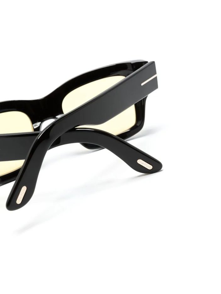 Tom Ford Eyewear FT1154 Black Acetate Sunglasses — Black, view 3