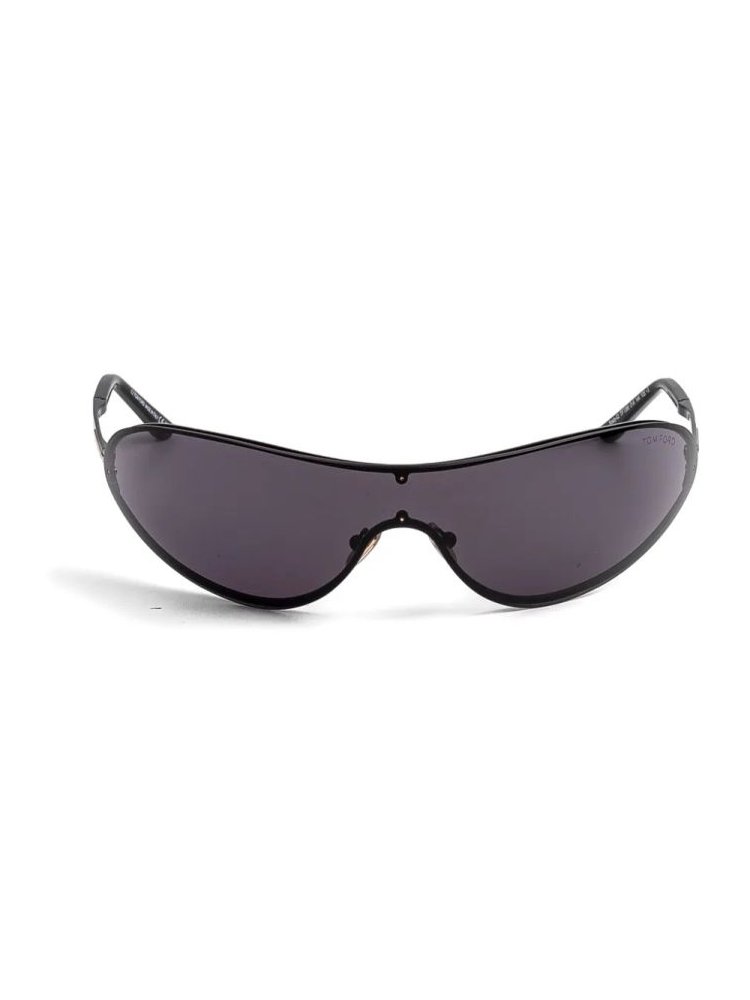 Tom Ford Eyewear FT1396 Shield-Style Sunglasses — Black by Tom Ford Eyewear