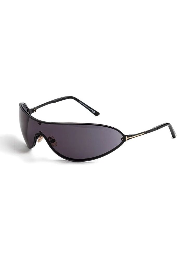 Tom Ford Eyewear FT1396 Shield-Style Sunglasses — Black, view 2