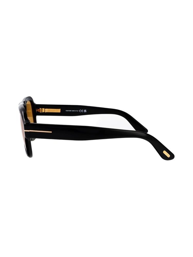 Tom Ford Eyewear FT1484 Pilot-Frame Sunglasses — Black, view 2