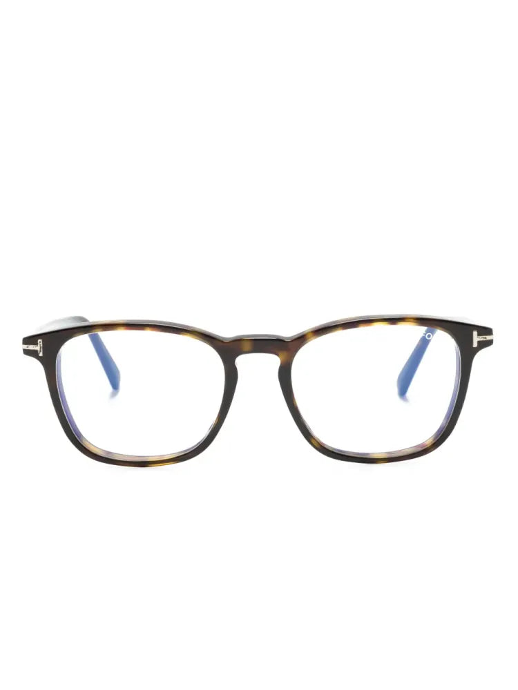 Tom Ford Eyewear FT5960B Tortoiseshell Acetate Eyeglasses — Brown by Tom Ford Eyewear