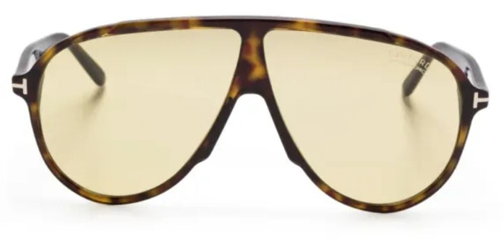 Tom Ford Eyewear TF1211 Tortoiseshell Aviator Sunglasses — Brown by Tom Ford Eyewear