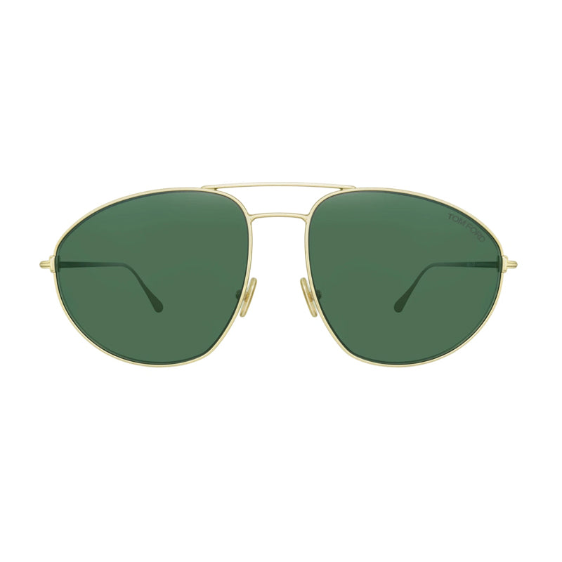Tom Ford FT079628N Aviator Full Rim Sunglasses — Rose gold, view 2