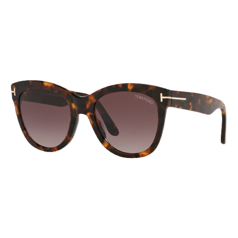 Tom Ford FT087052T Cat-Eye Tortoiseshell Sunglasses — Brown by Tom Ford