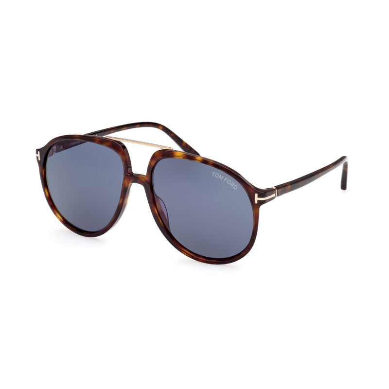 Tom Ford FT107952V Aviator Full Rim Sunglasses — Brown by Tom Ford