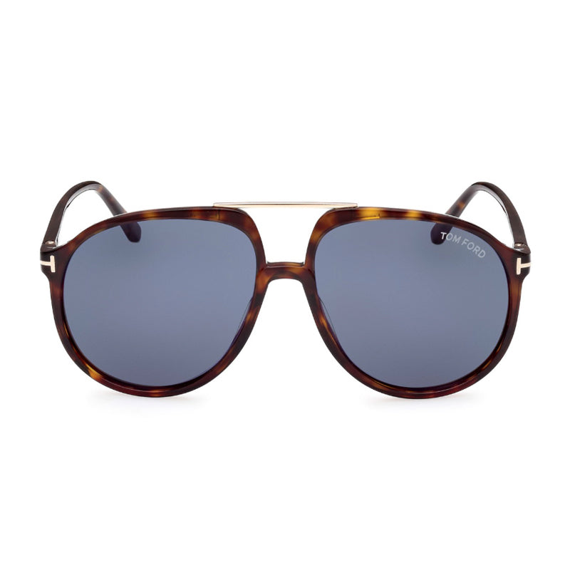 Tom Ford FT107952V Aviator Full Rim Sunglasses — Brown, view 2