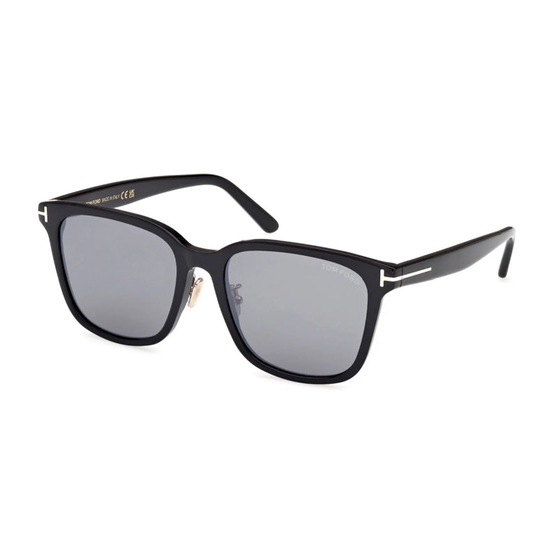 Tom Ford FT1136-K01B Square Full Rim Sunglasses — Black by Tom Ford